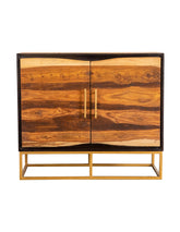 Best Furniture Outlet - Coaster - Zara 2-door 40-inch Wood Accent Storage Cabinet Black Walnut - 953447